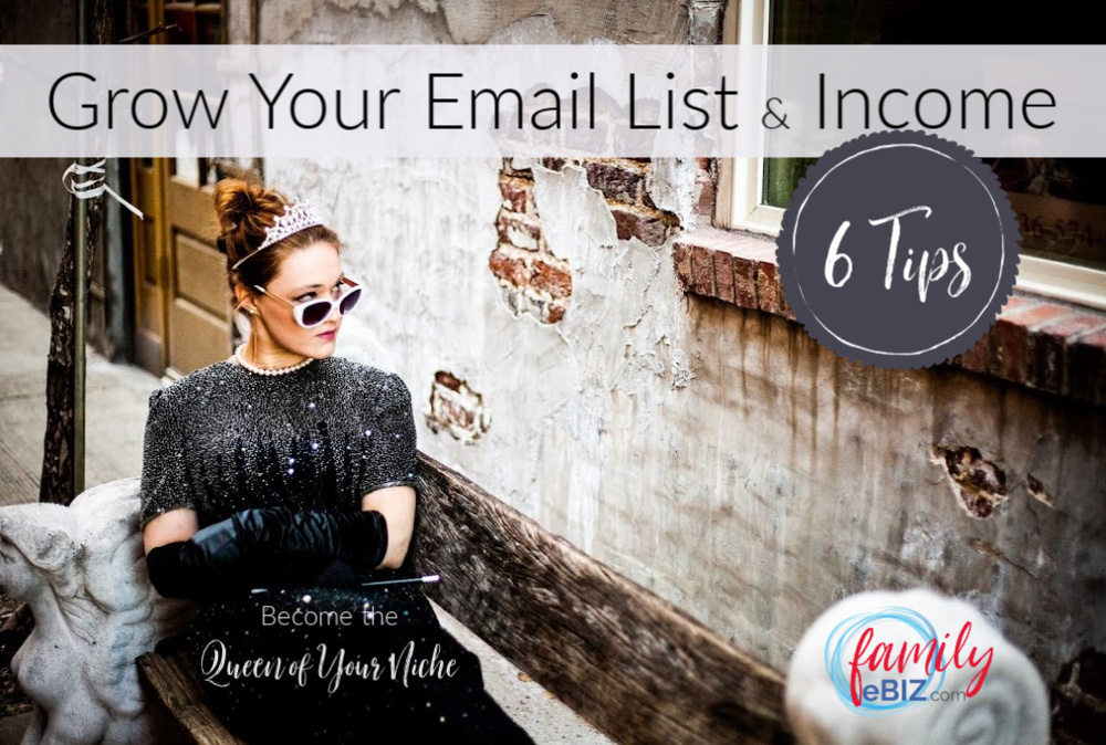 how to grow your  email list & income